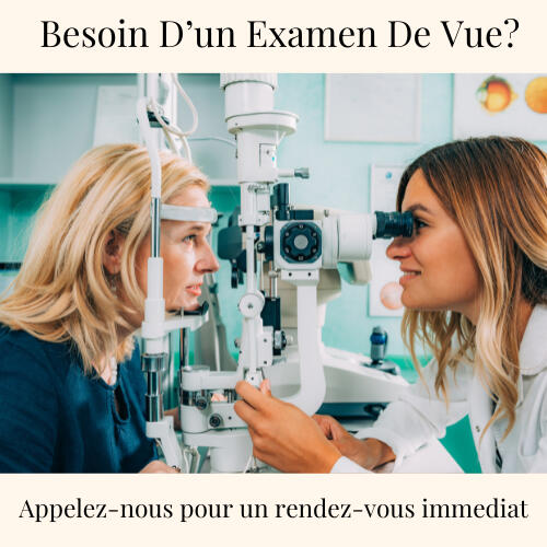 Rendez-vous pour Examen de Vue