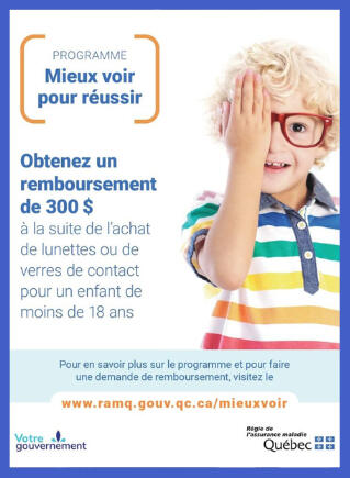 Mieux Voir Pour Réussir Remboursement 300$ Mieux Voir Pour Réussir Remboursement 300$